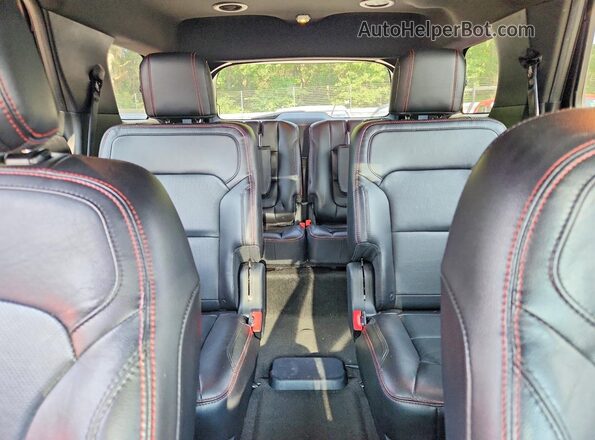 1FM5K8GT7HGC51028 2017 FORD EXPLORER Black Rear seats view