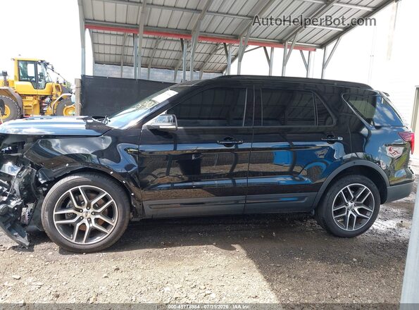 1FM5K8GT7HGE26748 2017 FORD EXPLORER Black Панорамний вид салону 360°