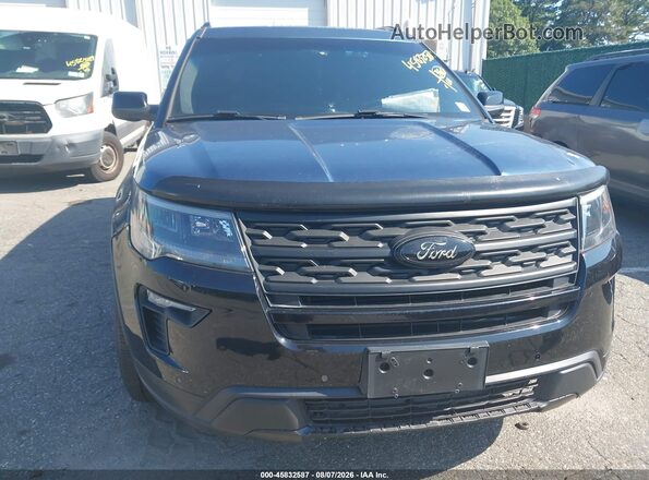 1FM5K8GT7JGA39249 2018 FORD EXPLORER Blue Widok z przodu