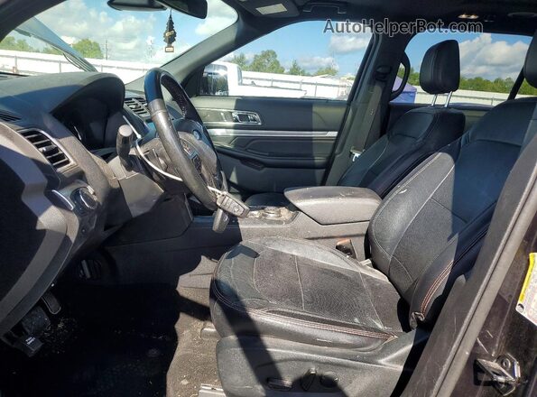 1FM5K8GT7KGA08259 2019 FORD EXPLORER Черный Вид панели приборов