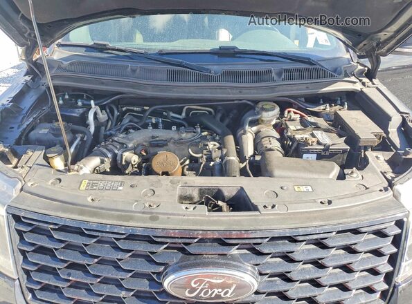 1FM5K8GT7KGA08259 2019 FORD EXPLORER Черный Вид наклейки с VIN-кодом
