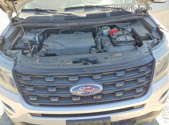 1FM5K8GT8GGA35140 2016 FORD EXPLORER Silver Widok komory silnika