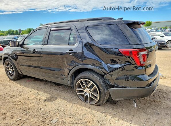 1FM5K8GT8GGD00798 2016 FORD EXPLORER Black უკანა მარცხენა