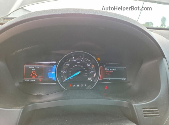 1FM5K8GT8GGD00798 2016 FORD EXPLORER Black ხელსაწყოთა პანელის ხედი