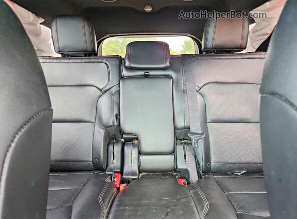 1FM5K8GT8GGD00798 2016 FORD EXPLORER Black უკანა სავარძლების ხედი