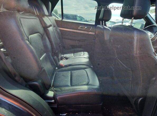 1FM5K8GT8HGD45533 2017 FORD EXPLORER Charcoal Вид задньої частини салону