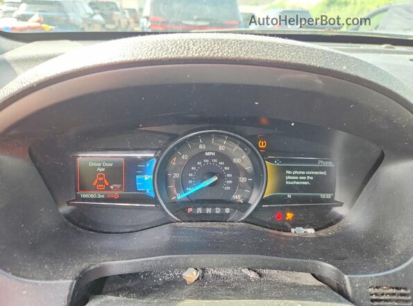 1FM5K8GT8HGD45533 2017 FORD EXPLORER Charcoal Вид щитка приладів