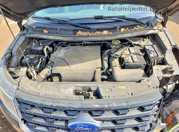 1FM5K8GT8HGD45533 2017 FORD EXPLORER Charcoal Вид підкапотного простору