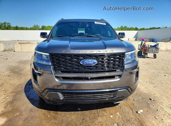 1FM5K8GT8KGA26737 2019 FORD EXPLORER Gray Front view