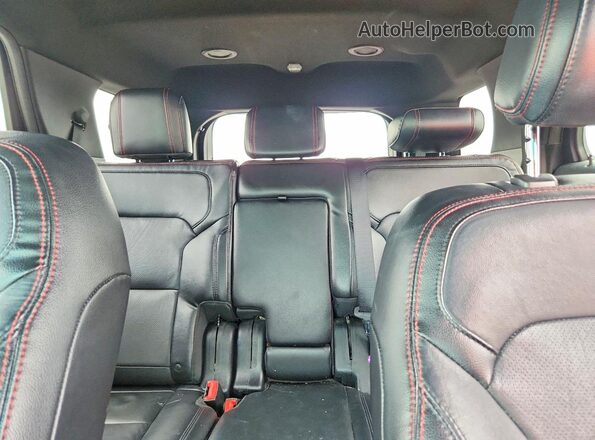 1FM5K8GT9GGA52173 2016 FORD EXPLORER Black Հետևի նստատեղերի տեսք