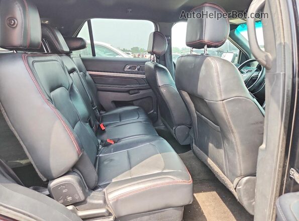 1FM5K8GT9GGA52173 2016 FORD EXPLORER Black Սալոնի հետևի տեսք