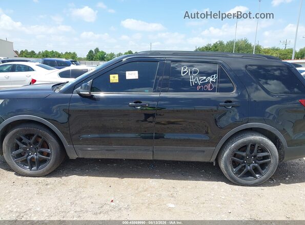 1FM5K8GT9GGA75629 2016 FORD EXPLORER Черный Вид задней части салона