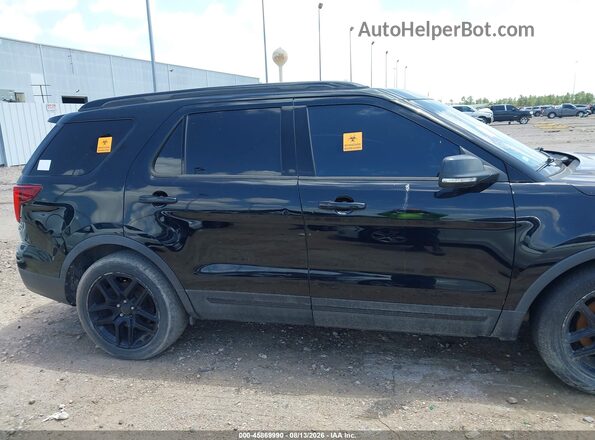 1FM5K8GT9GGA75629 2016 FORD EXPLORER Черный Вид щитка приборов