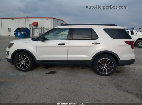 1FM5K8GT9GGC47674 2016 FORD EXPLORER White Панорамний вид салону 360°