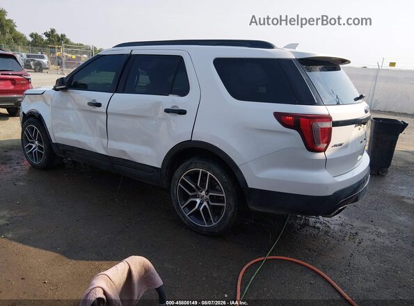 1FM5K8GT9GGD02589 2016 FORD EXPLORER White უკანა მარცხენა