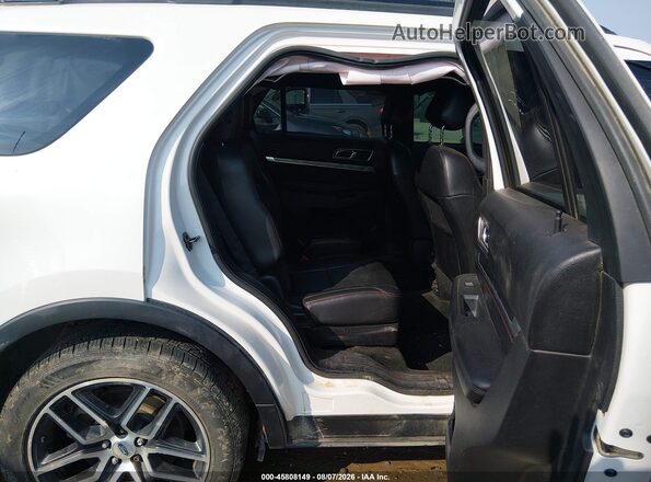 1FM5K8GT9GGD02589 2016 FORD EXPLORER White VIN კოდის სტიკერის ხედი
