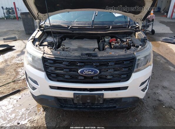 1FM5K8GT9GGD02589 2016 FORD EXPLORER White უკანა ხედი