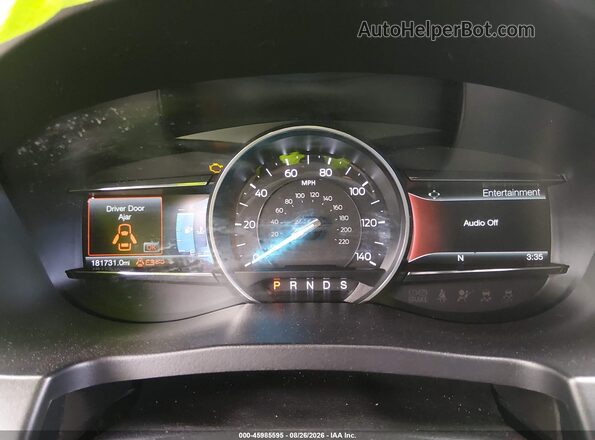 1FM5K8GT9HGD22102 2017 FORD EXPLORER Black უკანა სავარძლების ხედი