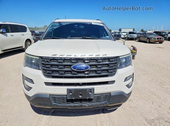 1FM5K8GT9HGD33651 2017 FORD EXPLORER White Вид спереду