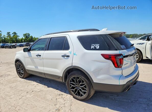 1FM5K8GT9HGD33651 2017 FORD EXPLORER White Задня ліва чверть