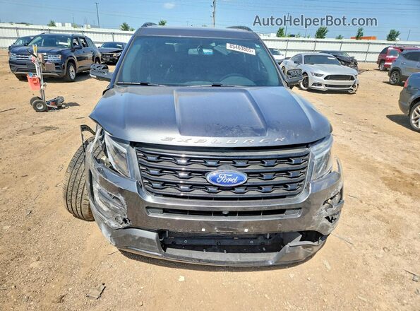 1FM5K8GT9HGD98970 2017 FORD EXPLORER Серый Вид спереди