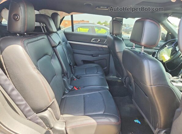 1FM5K8GT9HGD98970 2017 FORD EXPLORER Серый Вид задних сидений