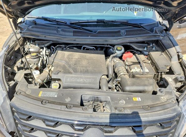 1FM5K8GT9HGD98970 2017 FORD EXPLORER Серый Вид задней части салона