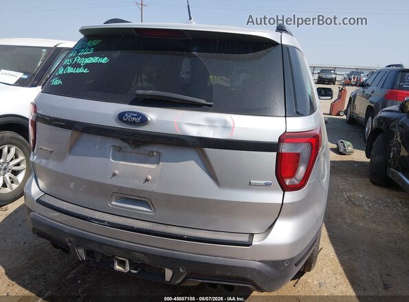 1FM5K8GT9JGC05349 2018 FORD EXPLORER Silver 
