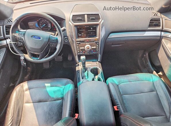 1FM5K8GTXGGA43420 2016 FORD EXPLORER White Dashboard view