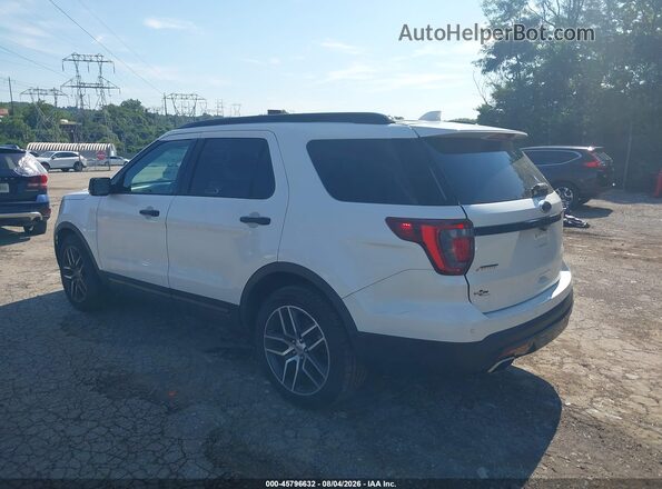 1FM5K8GTXGGA50559 2016 FORD EXPLORER White Հետևի ձախ