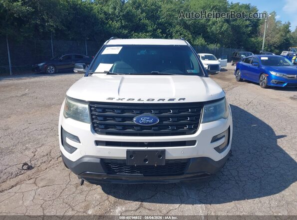 1FM5K8GTXGGA50559 2016 FORD EXPLORER White Դիմացի տեսք