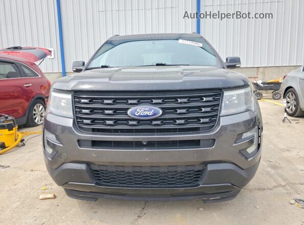 1FM5K8GTXGGD11558 2016 FORD EXPLORER Серый Вид спереди
