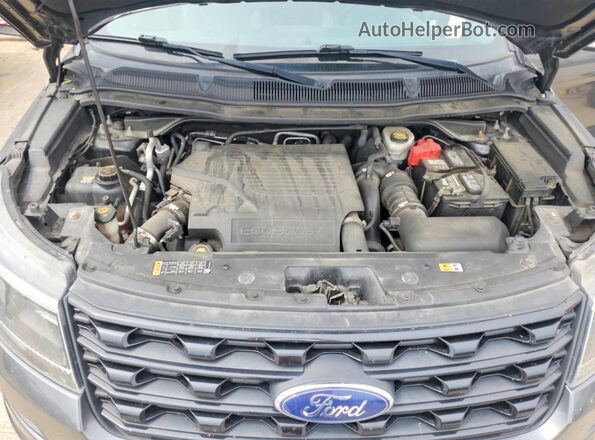 1FM5K8GTXGGD11558 2016 FORD EXPLORER Серый Вид подкапотного пространства