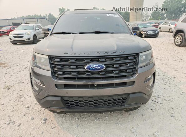 1FM5K8GTXGGD24682 2016 FORD EXPLORER Gray Vista frontal