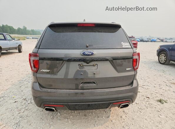 1FM5K8GTXGGD24682 2016 FORD EXPLORER Gray Vista trasera