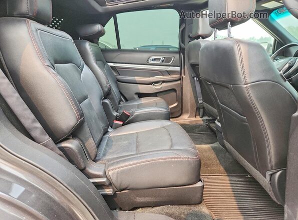 1FM5K8GTXGGD24682 2016 FORD EXPLORER Gray Vista interior trasera