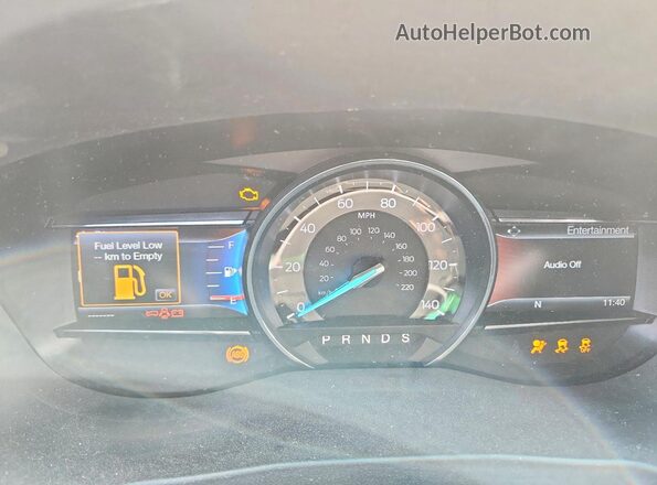 1FM5K8GTXHGA07177 2017 FORD EXPLORER Черный Вид щитка приборов
