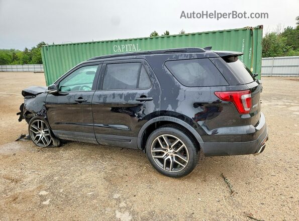 1FM5K8GTXHGA74832 2017 FORD EXPLORER Black უკანა მარცხენა