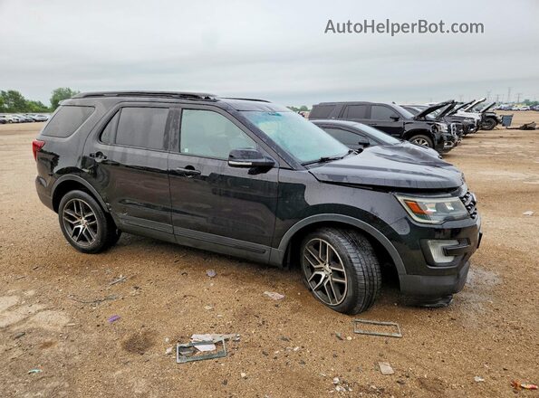 1FM5K8GTXHGA74832 2017 FORD EXPLORER Black წინა მარჯვენა
