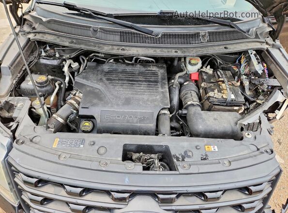 1FM5K8GTXHGA74832 2017 FORD EXPLORER Black უკანა სალონის ხედი
