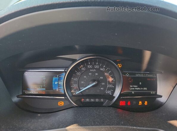 1FM5K8GTXKGA53924 2019 FORD EXPLORER Black Instrument cluster view