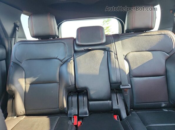 1FM5K8GTXKGA53924 2019 FORD EXPLORER Black Rear seats view