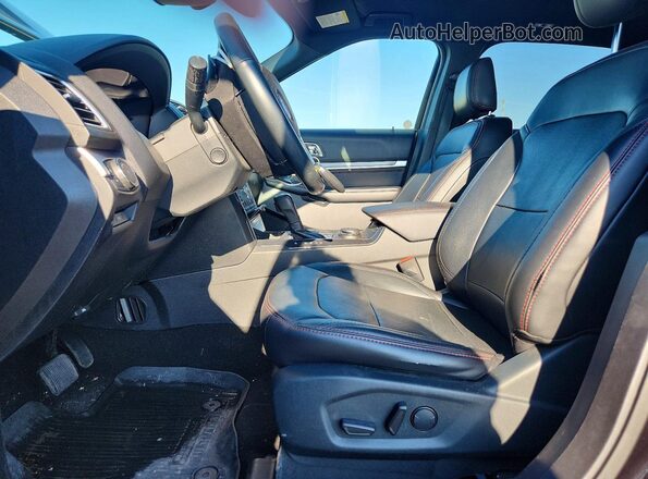 1FM5K8GTXKGA53924 2019 FORD EXPLORER Black Front interior view