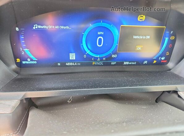 1FM5K8HC0NGC05647 2022 FORD EXPLORER Black Սարքավորումների վահանակի տեսք