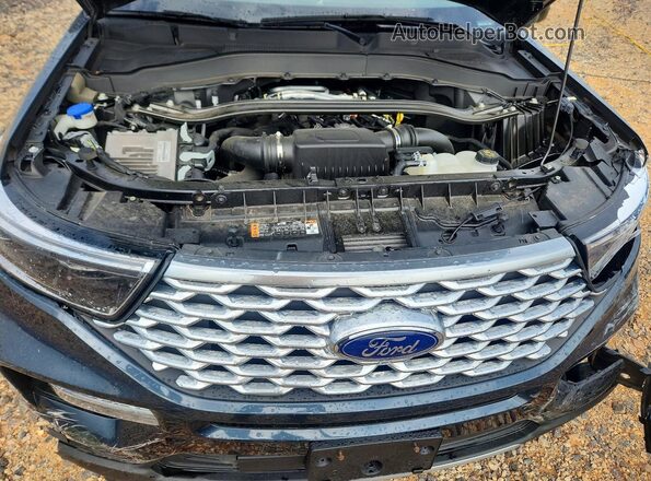 1FM5K8HC0NGC05647 2022 FORD EXPLORER Black Շարժիչի բաժամունքի տեսք