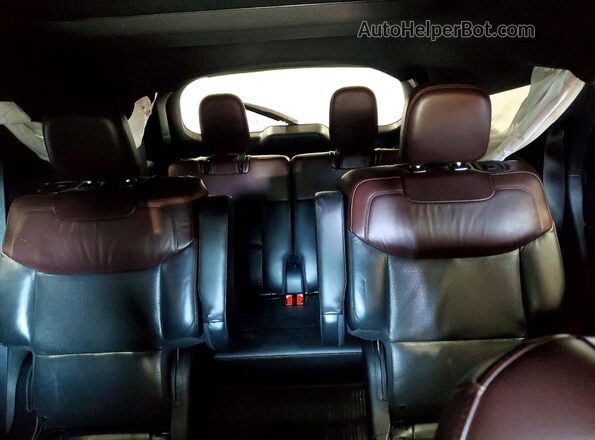 1FM5K8HC2LGD19548 2020 FORD EXPLORER Black Հետևի նստատեղերի տեսք