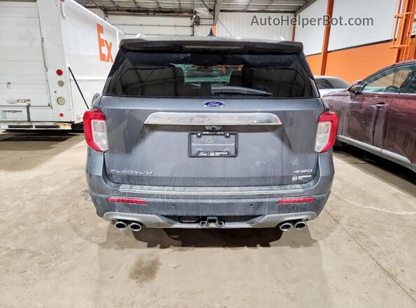 1FM5K8HC2PGC21786 2023 FORD EXPLORER Серый Вид сзади