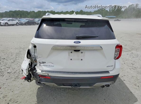 1FM5K8HC3MGC07410 2021 FORD EXPLORER White Widok z tyłu