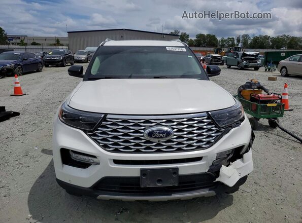 1FM5K8HC3MGC07410 2021 FORD EXPLORER White Widok z przodu