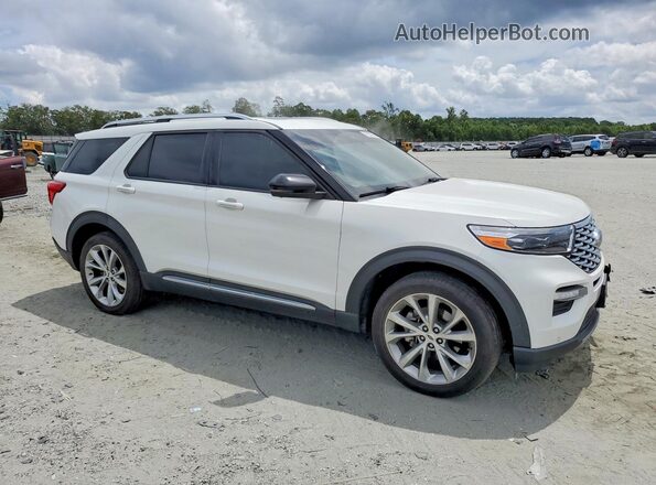 1FM5K8HC3MGC07410 2021 FORD EXPLORER White Przód prawy